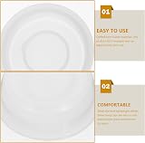 SOLUSTRE 20pcs Plastic Drum Caps Bung Seals for Oil Barrels Buckets 5.3cm White view 4