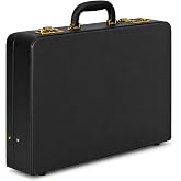 HAESTUS Briefcases for Men, Leather Briefcase Man, Briefcase with Lock | Business Brief Case, Durable Executive Attache Case for Laptop Documents, Men's Hard Briefcase for Work Office Travel