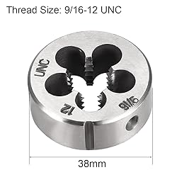 uxcell 9/16-12 UNC Round Die, Machine Thread Right