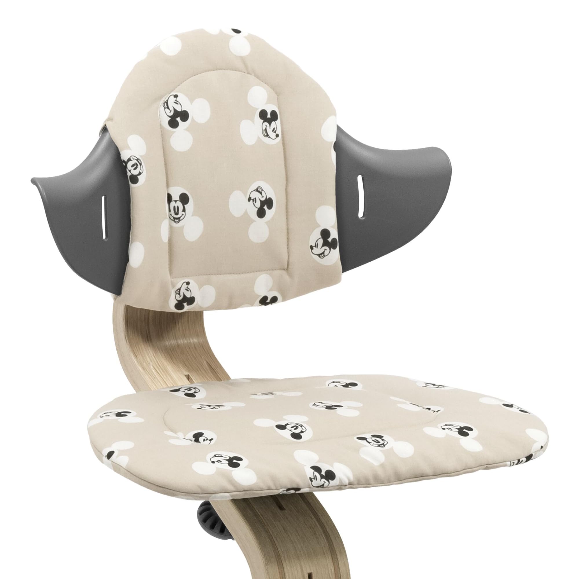 Stokke Nomi Cushion, Mickey Signature - Adds Softness & Comfort to The Nomi Chair & High Chair - Easy to Attach & Remove - for Ages 6+ Months - Machine Washable
