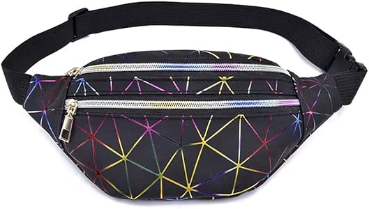 Creacom Bolsas de Cintura holográficas, Bolsas de Cintura holográficas