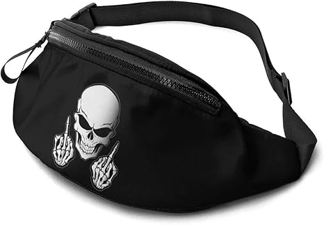 skull bum bag