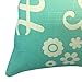 YOUR SMILE Easter Cotton Linen Square Decorative Throw Pillow Case Cushion Cover 18x18 Inch(44CM*44CM)
