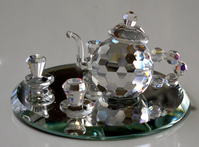 Crystal Tea Set Amazon.co.uk Kitchen & Home