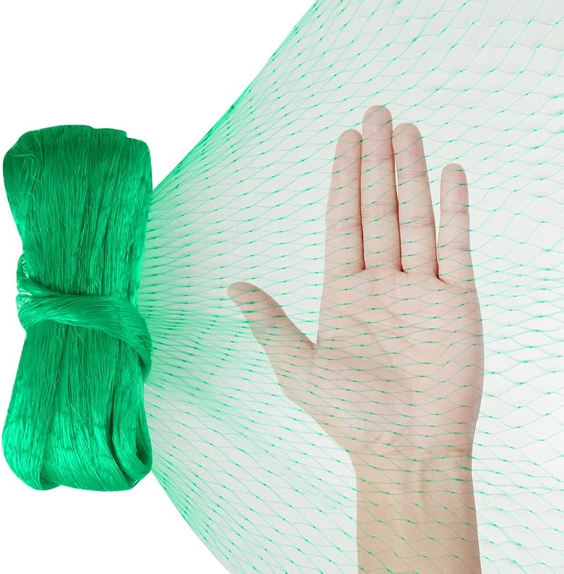lohey Garden Netting Mesh 4M x 12M Cat Bird Proof Fine Nylon Green