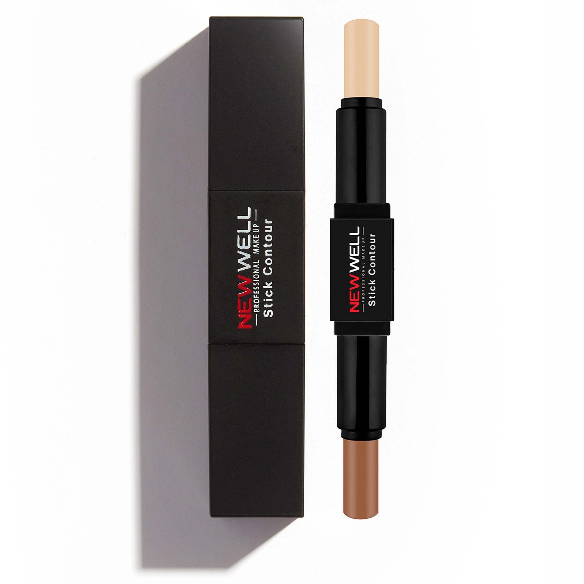 NEW WELL Highlighter & Contour Pencil for Sharper Facial Features, Waterproof, Cruelty Free, Contour Stick 01
