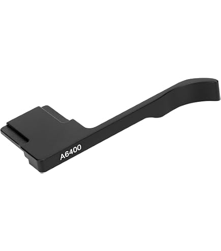 MMSKY Impugnatura A Pollice Per Hot Shoe | Ergonomica In Alluminio Per Fujifilm X-T10, X-T20, X-T30, Nero/rosso/argento - 4