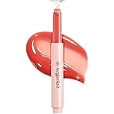 self beauty Veganize Collagen Lip Glass Balm - Hydrating Lip w/Hyaluronic Acid - Vegan Korean Lip Balm Moisturizing Lip Care – Lip Gloss Repair for Dry Cracked Lips 0.06 oz (#5 Carrot Coral)