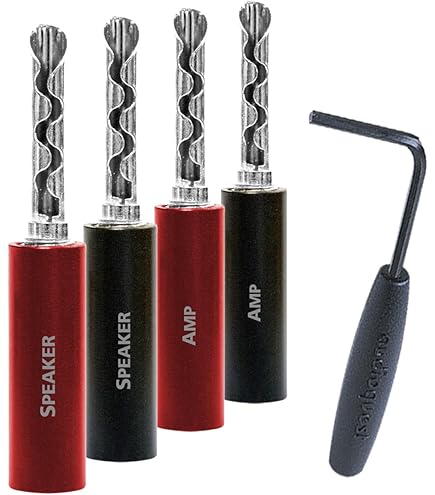 2セット audioquest SureGrip BFA バナナプラグ AudioQuest SureGrip300 BFA/Banana Plugs - 4 Pack – Ayreborn