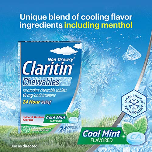 Claritin 24 Hour Chewable Tablets for Allergy Relief NonDrowsy