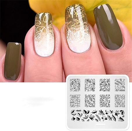 Amazon 装飾デザインパターンのネイルアートスタンピングプレートテンプレートマニキュアツール1pcs長方形 M Yun シール ステッカー 通販