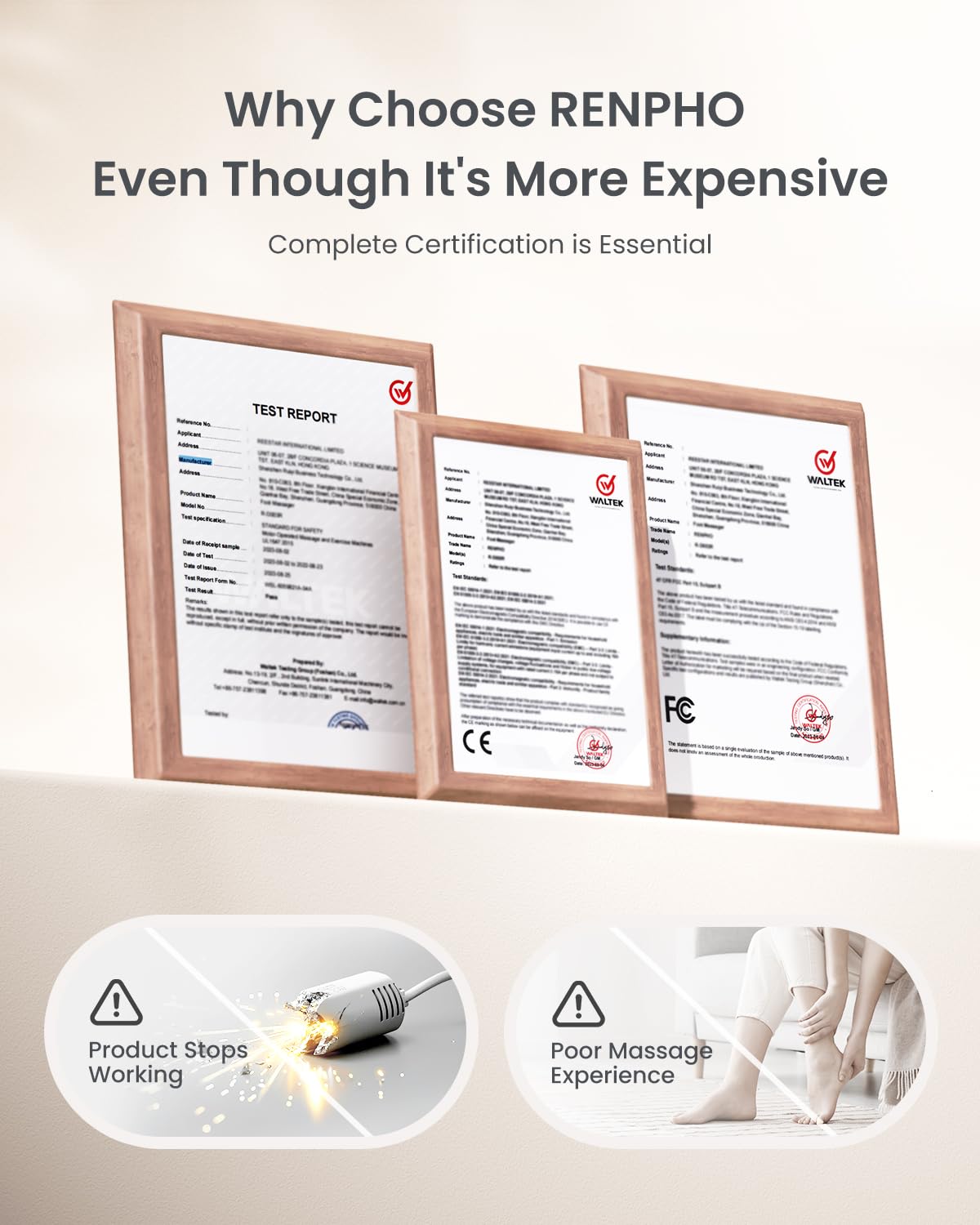 RENPHO Foot Massager Machine with Heat [2026 Upgraded], Shiatsu Foot Massager for Plantar Fasciitis, Christmas Gifts for Women, Cordless Control, FSA Eligible HSA Store Eligible, 2026 New Upgraded, BK