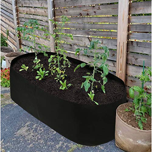 Pannow Fabric Raised Planting Bed, Garden Grow Bags Herb Flower