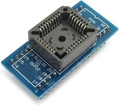 DollaTek PLCC32 to DIP32 EZ Programmer Adapter Socket 1.27mm Pitch