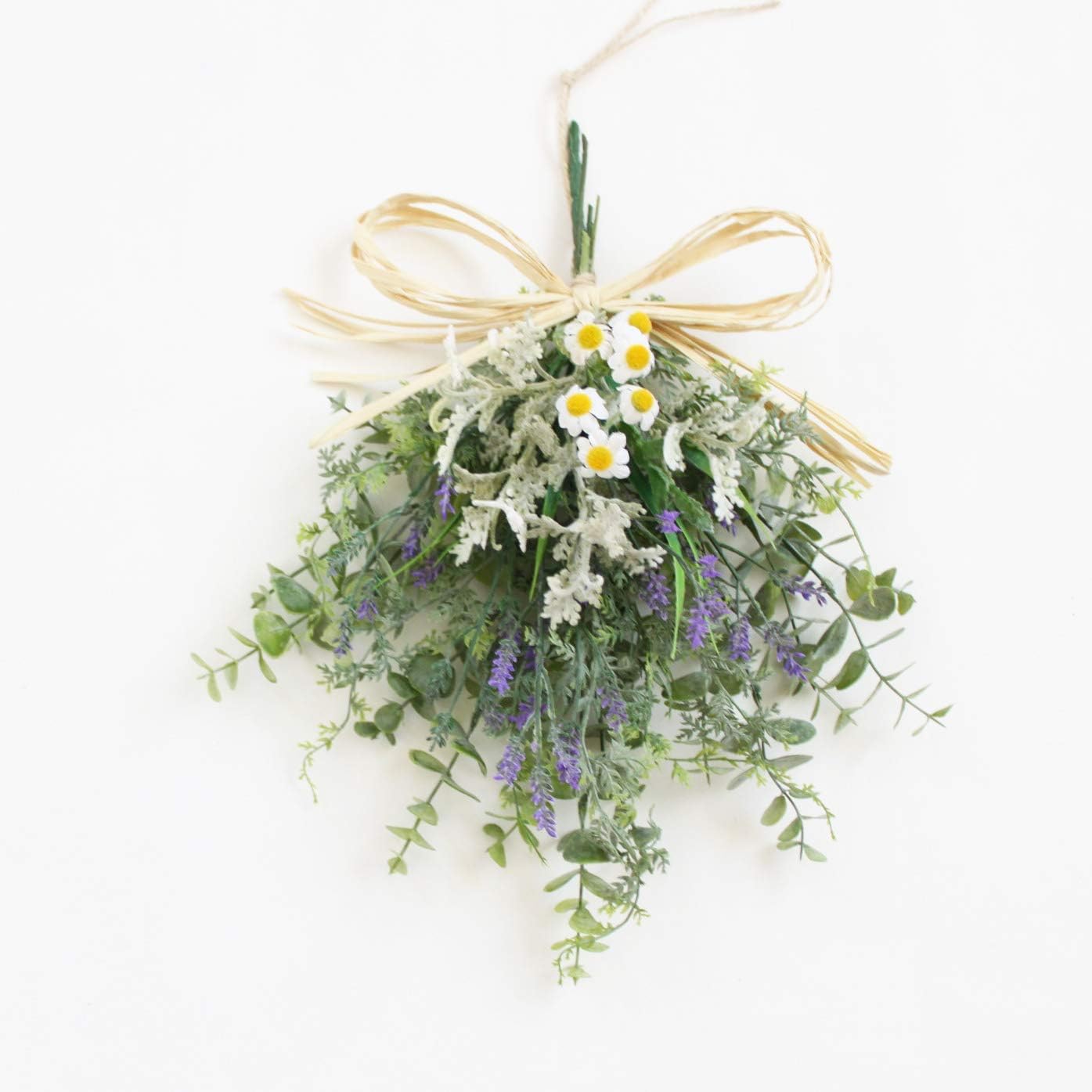 Amazon グランドグルー ラベンダー リース 造花 玄関飾り スワッグ 春リース 造花 オンライン通販