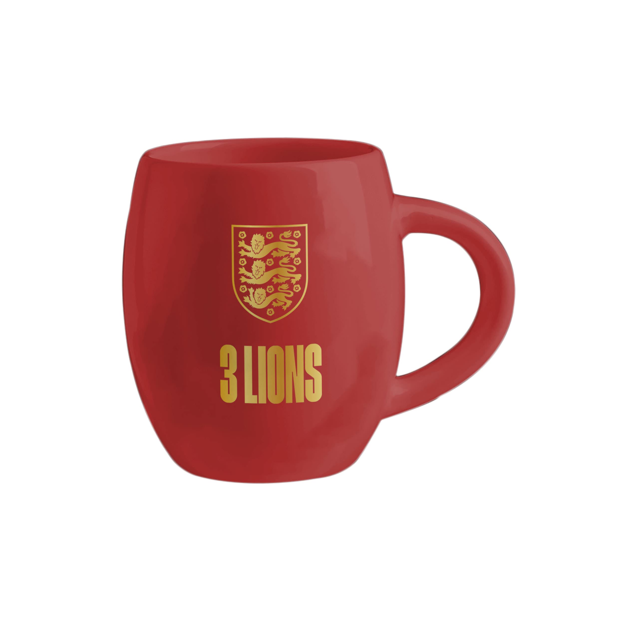 FOCO Officially Licensed World Cup Euros Football England 3 Lions Slogan FootballTea Tub Mug