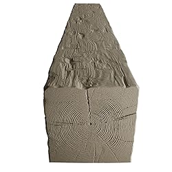 8"W x 4"H x 12'L 3-Sided (U-Beam) Hand Hewn