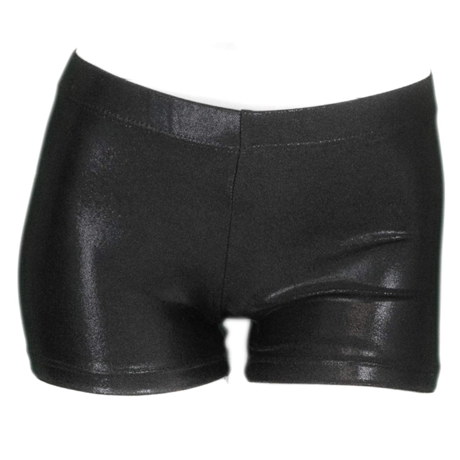 ZIZI Little Big Girls' Sparkle Dance Tumbling Athletic Gymnastics Short 2-14Years