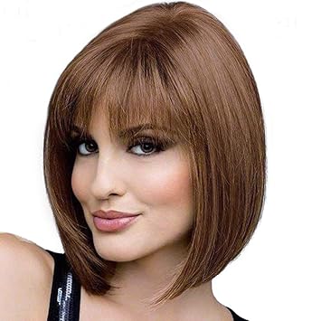 Amazon Com Wigs Short Bob Hair Wigs 14 Shoulder Length Straight