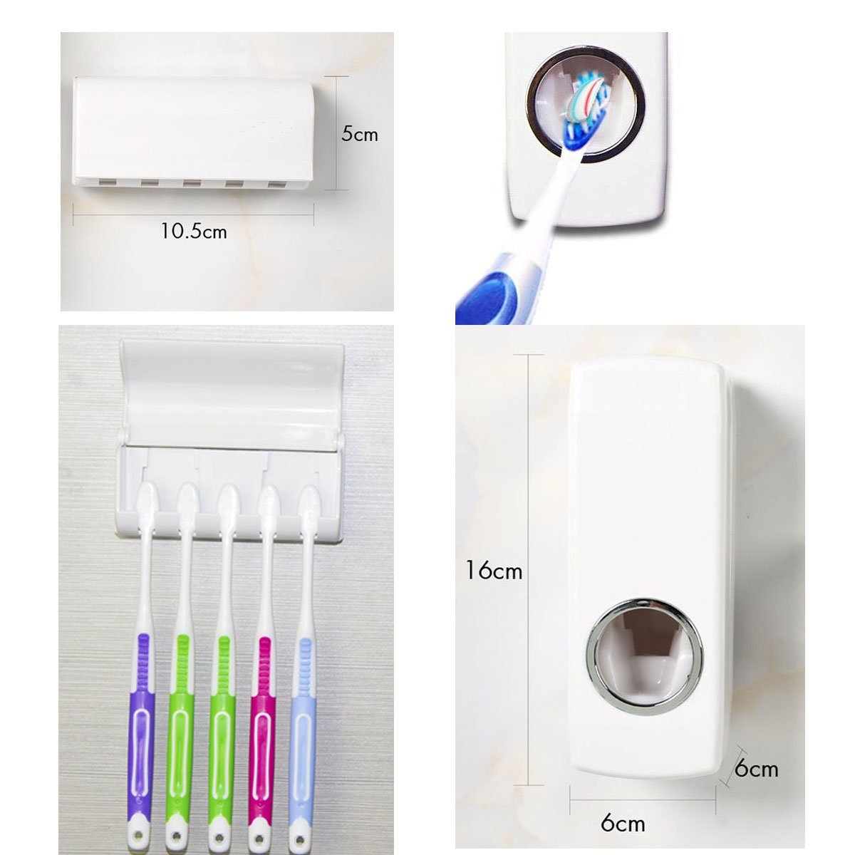 Einzigartiges Design Wandhalterung Automatische Zahnpastaspender