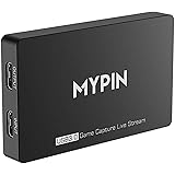 USB3.0 HDR 4K Capture Card for Live Streaming, Capture 1080P@60fps Support Microphone and Gamepad Party Chat for Nintendo Swi