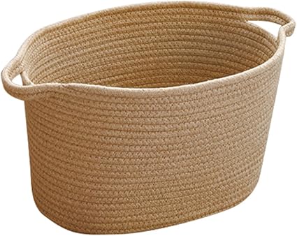 Panier En Corde En Coton Kaersishop Panier A Linge Tres Grand Avec Poignees Panier A Linge Style Nordique Pour Bebe Avec Paniere Tressee Rose Fonce Gris Beige Amazon Fr Cuisine Maison