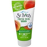 St. Ives Fresh Skin Scrub, Deep Exfoliator Skin Care for Clean, Glowing Skin, Apricot, 1 OZ - 12 Pack
