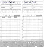 Amazon.com : 50 Time Cards for uPunch HN4000 / HN4500 fits All HN2000