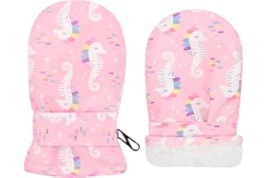 Sarfel Toddler Mittens Waterproof Winter Gloves Snow Gloves Kids Baby Winter Mittens for Girls Boys