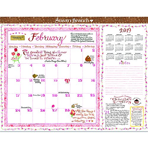 2019 Susan Branch Heart of the Home Desk Pad Blotter (22 x 17 Calendar)