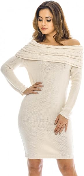 sweater dress cream