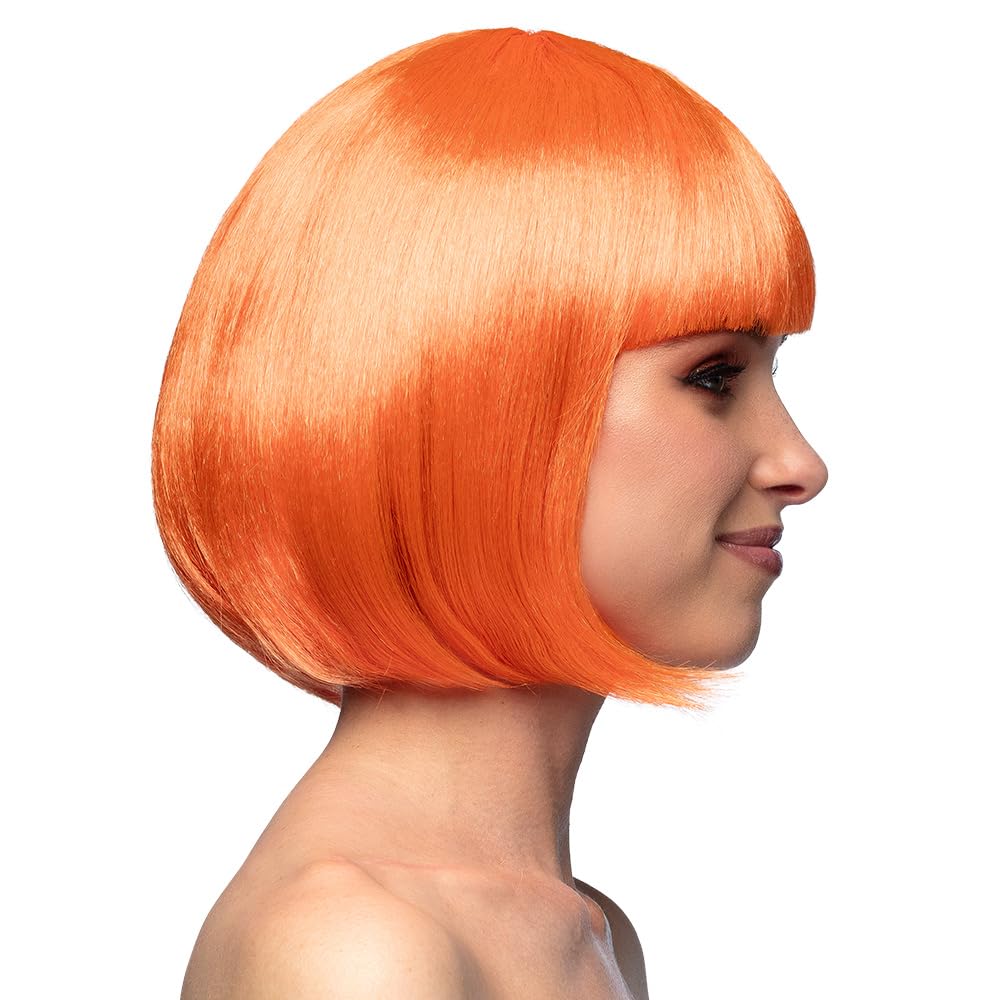 Boland 85893 Short Cabaret Wig Orange