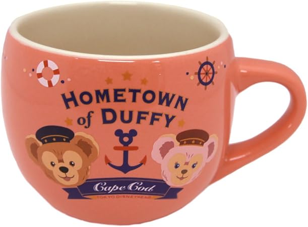 Amazon ダッフィー の ホームタウン スーベニア カップ ピンク マグ カップ コップ シェリーメイ ダッフィー と仲間たち 食器 ディズニーシー限定 アニメ 萌えグッズ 通販