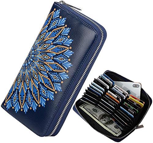 Credit Card Wallet Women RFID Blocking Card Case Wallet Leather Credit Card Holder