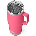 YETI Rambler 25 oz Straw Mug, Vacuum Insulated, Stainless Steel, Tropical Pink