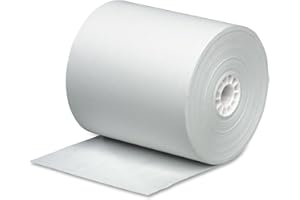 PM Company Cash Register Paper Rolls, 3 Inch x 165 Feet, 50 Rolls per Carton (07788)