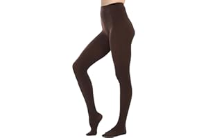 HeyUU Women's 80D Ultra Soft Opaque Tights, High Waist Solid Color Footed Pantyhose with 29 Colors