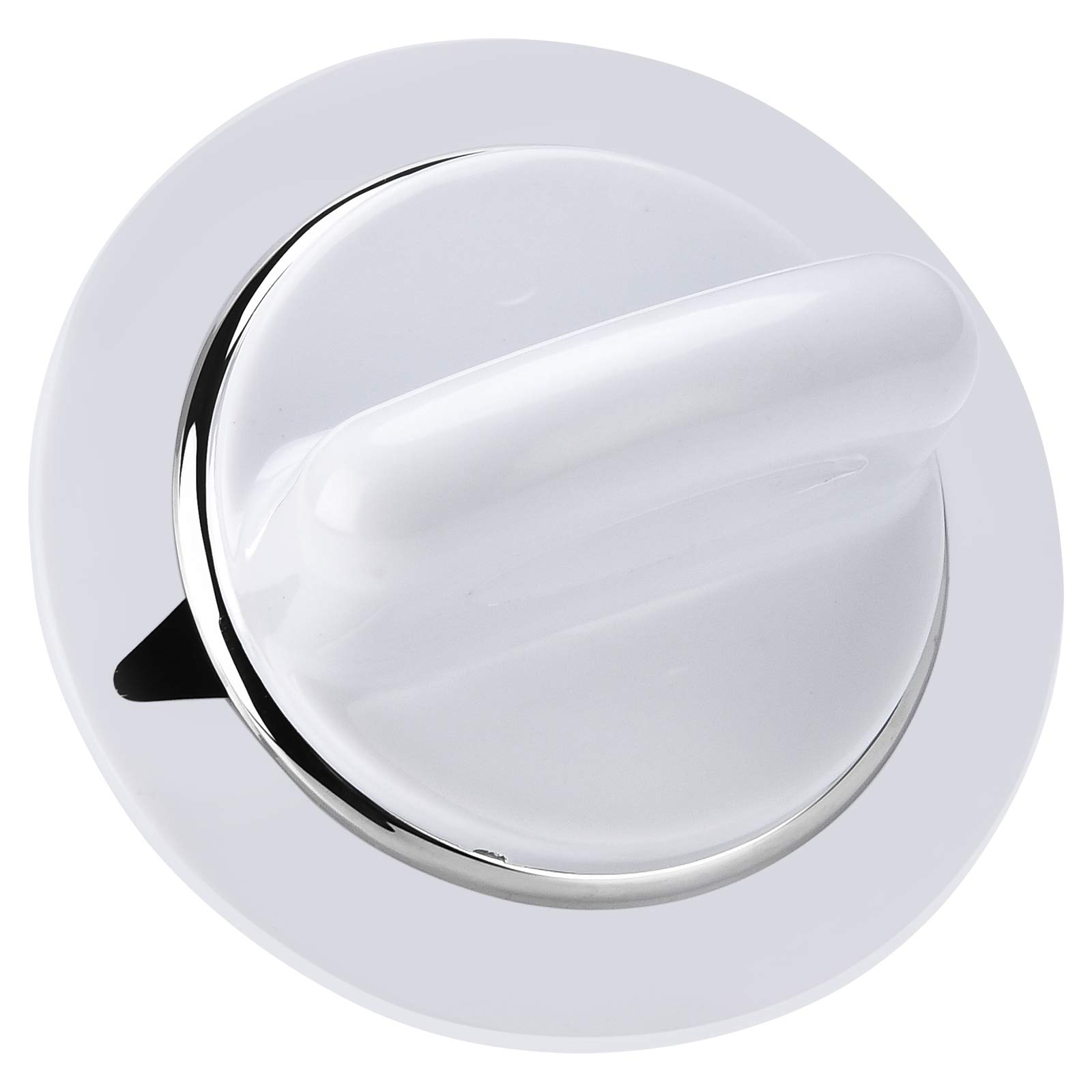 Photo 1 of WE1M654 Dryer Timer Knob Fit for Hot-Point & G-E Dryer Knob Replacement- Replaces AP3995098 WE01M0443 WE1M443 1264290 by AMI PARTS (Reinforced Metal Ring)