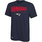 New Era NFL Men's Scoreboard Dri-Tek Short Sleeve Tee,New England Patriots Small
