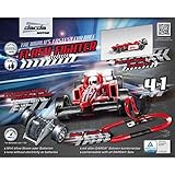 KSM Toys FBA_50241 Flash Fighter Race Track Set with Formula One Toy Car