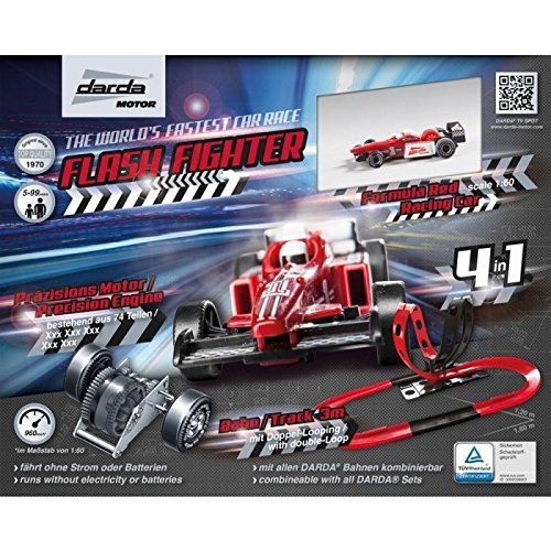 KSM Toys FBA_50241 Flash Fighter Race Track Set with Formula One Toy Car