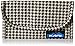 KAVU Big Spender Wallet, Black Houndstooth, Small
