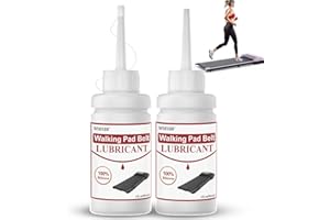 WSBXBB 2 Pack Walking Pad Belt Lubricants/Lubes, 6 fl oz, Premium 100% Pure Silicone,High Temperature Resistant And Stable Lubricant For Walking Pad Treadmill For Home, Desk Treadmill, Reduce Friction