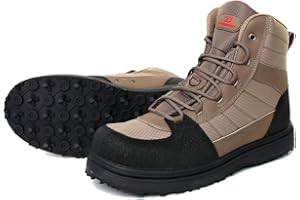 Kylebooker Men's Wading Boots Lightweight Anti-Slip Fly Fishing Wading Shoes