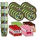 Mining Pixel World Birthday Party Supplies Set Plates Napkins Cups Kit for 16 by Birthday Galore