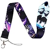 Pinstant Solo Leveling Only I Level Up South Korean Web Novel Comic Webtoon Anime Manga 17.7" Neck Lanyard Keychain Holder ID Badge Mobile Phone Pin Strap