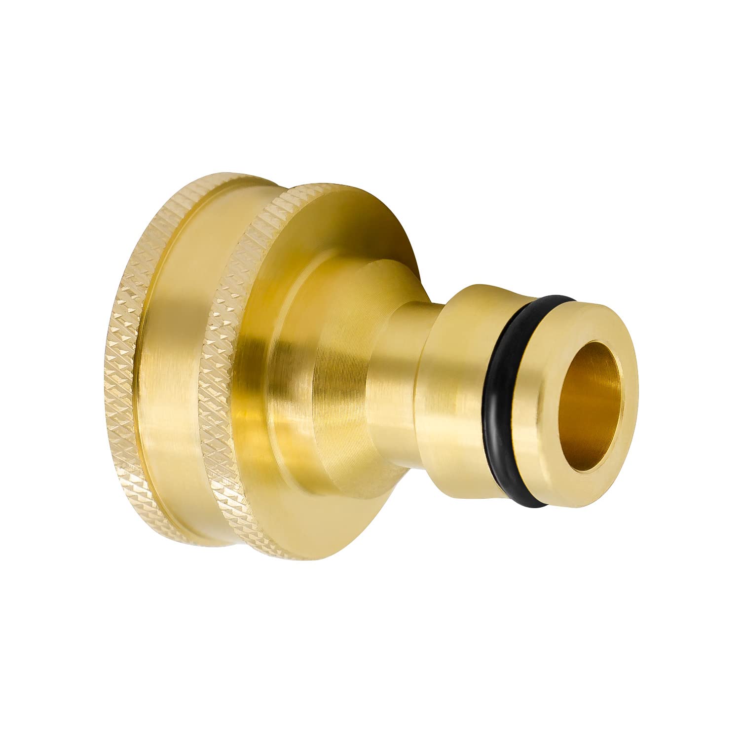 VARIOSAN Tap Connector, Plug-in System Tap Connection with Internal Thread 13071, 3/4 inch IG, Untreated Brass