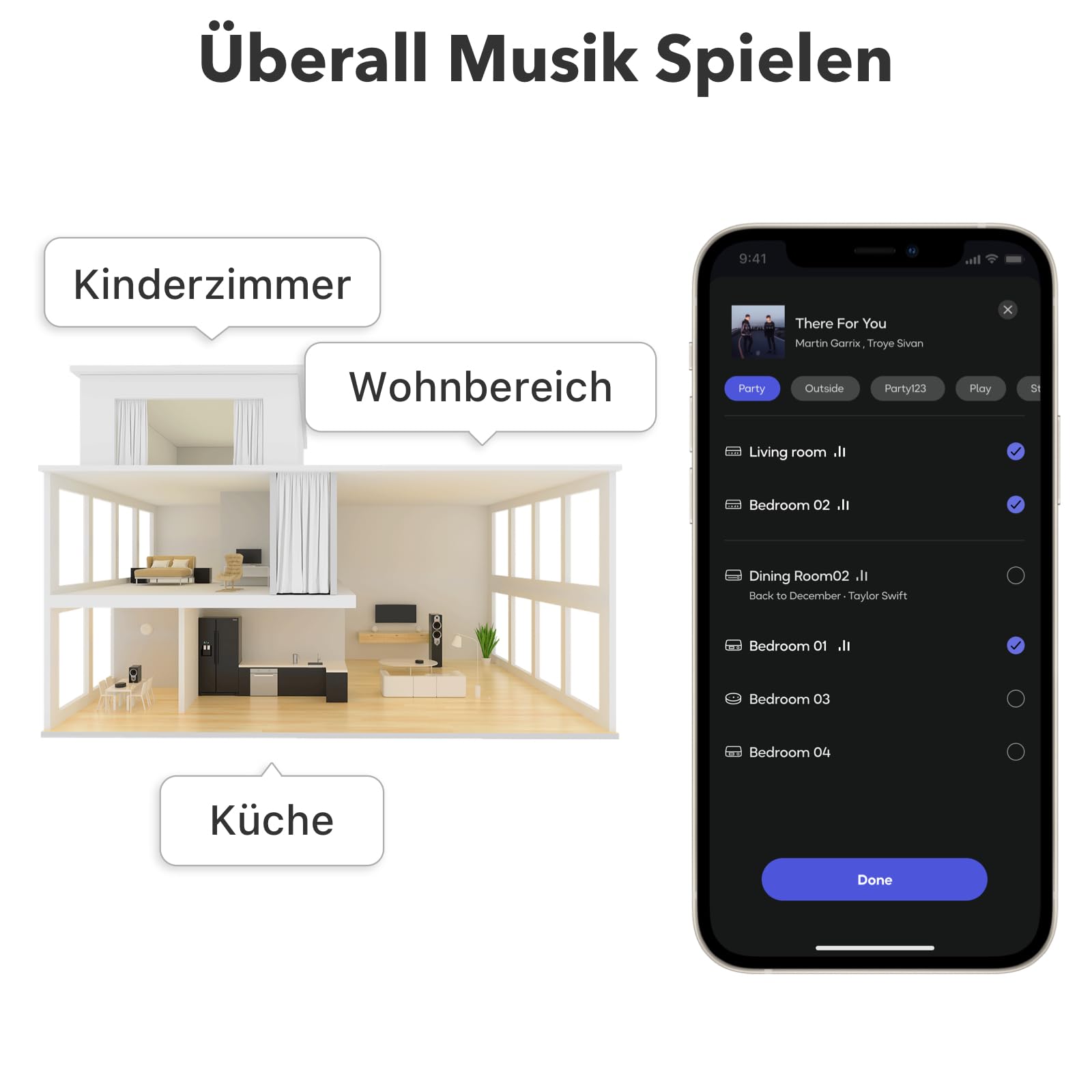 WiiM Pro AirPlay 2 Receiver, Chromecast Audio, WiFi Multiroom Streamer, funktioniert mit Alexa, Siri und Google Assistant, streamt Hi-Res Audio von Spotify, Amazon Music, Tidal und mehr Bluetooth 9