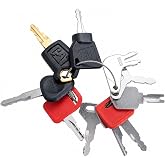 hiSpkNix 11 PCS Heavy Equipment Keys Master Set for CAT, John Deere, Kubota | Construction equipment ignition keys for excavators, loaders &amp; tractors. Fits Bobcat, Komatsu, JCB, Case, JLG &amp; more