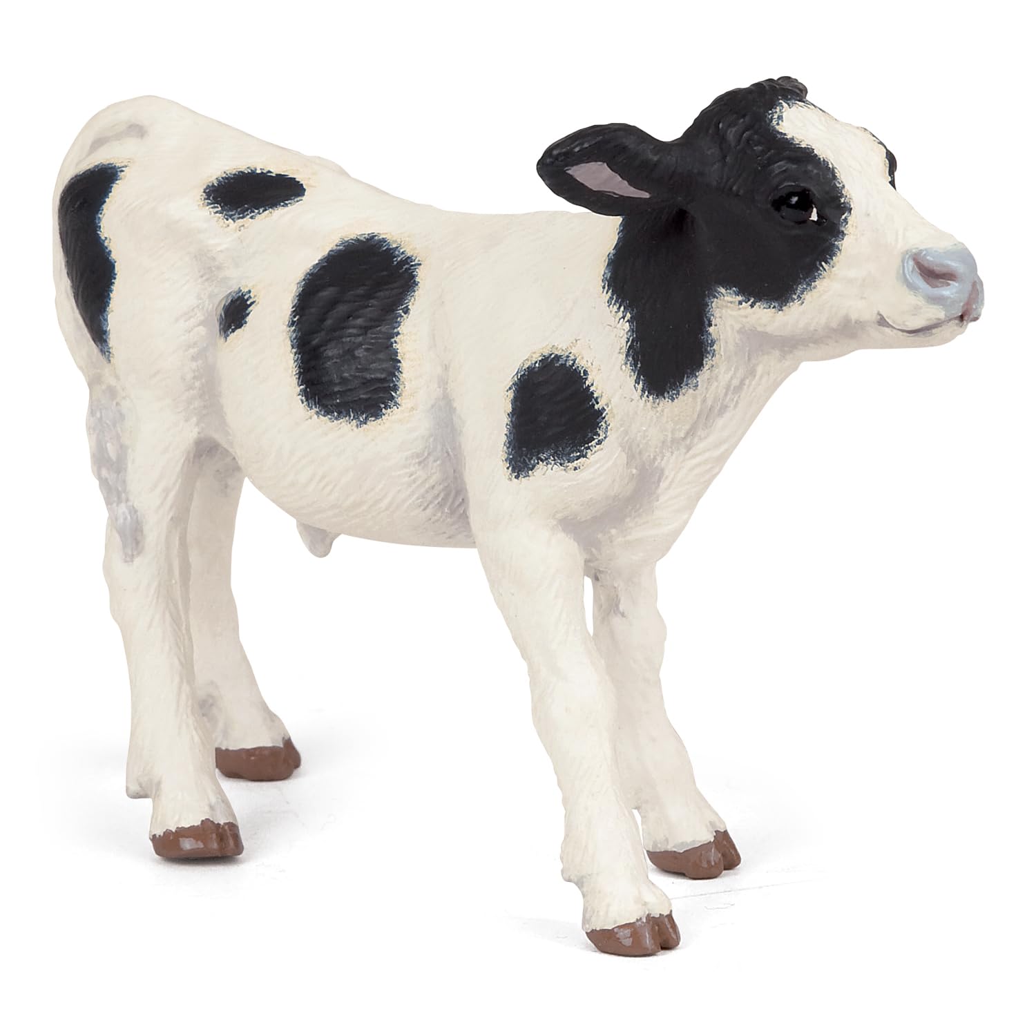 PAPO FARMYARD FRIENDS Figurine, 51149 Black and White Calf, Multicolour, 2.36 Inch